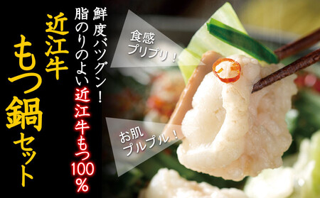 近江牛もつ鍋セット(近江牛もつ500g+もつ鍋スープ)