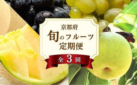 [先行予約]2026年産 全3回 フルーツの定期便 砂丘メロン 二十世紀梨 ぶどう2種食べ比べ フルーツ