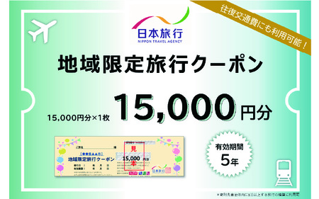 日本旅行 地域限定旅行クーポン[15,000円分]