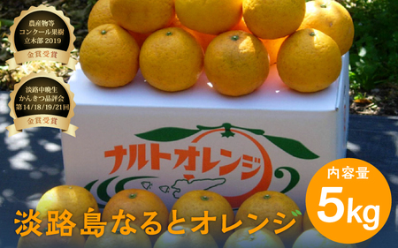 [先行予約] [数量限定] 淡路島なるとオレンジ 5kg 若宮ミカン農園[2025年4月より順次発送]