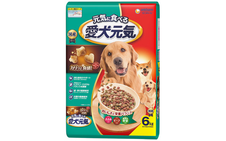4033 ささみ・ビーフ・緑黄色野菜入り 6.0kg