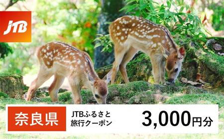 [奈良県]JTBふるさと旅行クーポン(3,000円分)有効期間3年(Eメール発行)