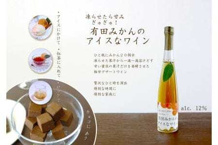 有田みかんのアイスなワイン3本セット