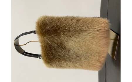 M436　エコファーバイカラーバッグ