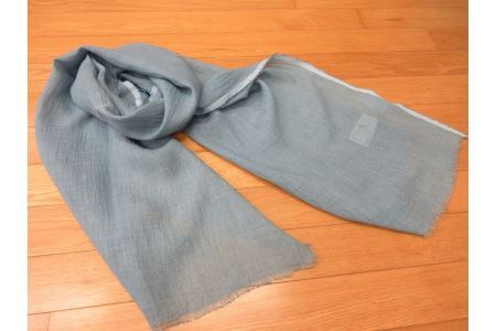 藍染スカーフ 麻