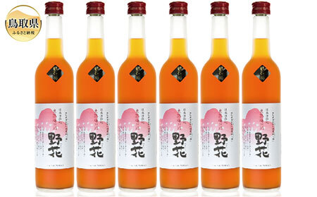 鳥取県の美味しい酒 梅酒 野花(のきょう)6本セット