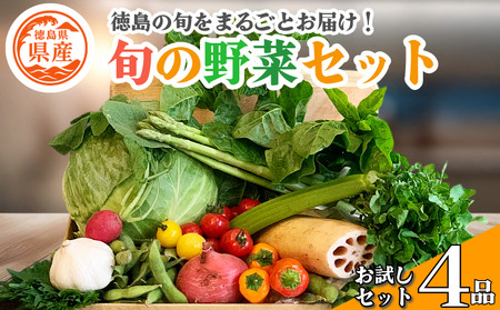野菜 セット お試し 4品 単品 季節 旬 詰め合せ 国産 おまかせ 産地直送