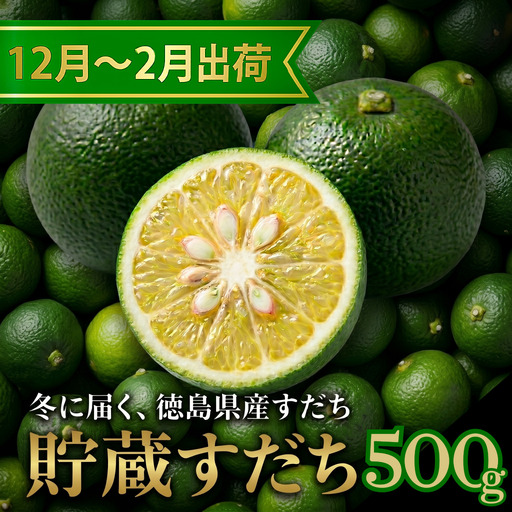 先行予約 [12月中旬〜2月中旬まで順次発送]すだち 貯蔵 500g 柑橘