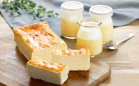 『夕しぼり』ミルクチーズケーキ 2種 セット[ホール約500g+瓶詰め3個] ベイクドチーズケーキ ミルク チーズケーキ ケーキ 冷凍ケーキ 洋菓子 お菓子 菓子 スイーツ 愛媛県 冷凍 (910)