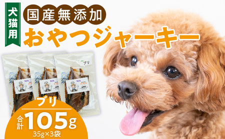 犬猫用 ペットフード 国産無添加おやつジャーキー ブリ(魚) おやつ工房さっちゃん ペット ペット用品[143O06][143O08]