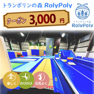 『トランポリンの森 RolyPoly』で使えるクーポン(3,000円)[152T04]