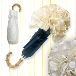 フラワーアンブレラ　UVカット花傘　紫外線99.9％カット晴雨兼用［089D05］