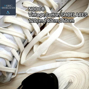 NODC Vintage Cotton SHOELACES 3セット[173N21]