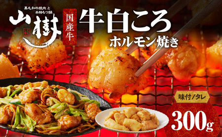 山樹の国産牛白ころホルモン焼き(丸腸)味付 300g [047R19]