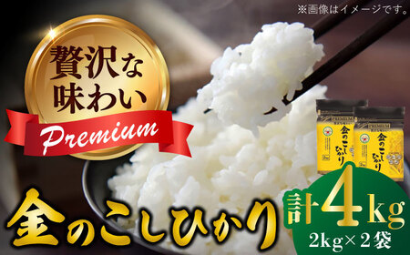 [レビューキャンペーン実施中][贅沢な味わい] 令和5年産 スーパープレミアム金のこしひかり 白米 計4kg(2kg×2袋) / お米 精米 ブランド米 ふるさと納税米 / 佐賀県 / 株式会社森光商店[41ACBW017]