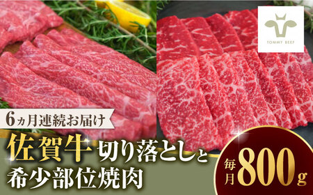 [全6回定期便]佐賀牛 至福の切り落としと希少部位焼肉食べ比べ 計4.8kg / 佐賀牛 佐賀牛 佐賀牛 佐賀牛 佐賀牛 / 佐賀県 / 有限会社佐賀セントラル牧場 