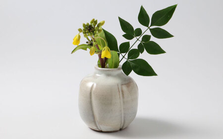 [唐津焼]粉引花入 / 佐賀県 / 大杉皿屋窯 [41ABAC007] FN-Limited-SP