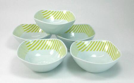 [波佐見焼]14×14cm角小鉢5個組 コパン イエロー [西海陶器] 5 33164