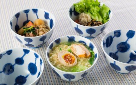 [AB299][波佐見焼]φ13cm小さめ丼dango[西海陶器] 5 46286