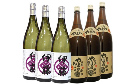 対馬やまねこ・伊藤 1800ml 各3本 長崎県対馬の麦焼酎芋焼酎