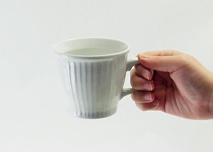 [AB350][波佐見焼]手彫りのマグカップ 草林彫り [西海陶器] 1 11685