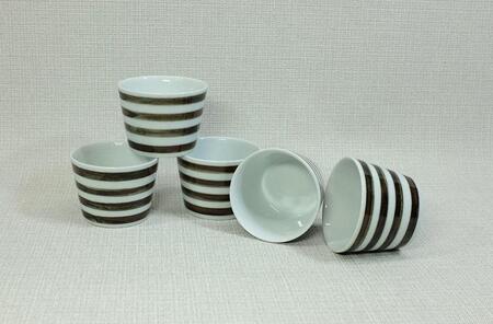 [AB587][波佐見焼]es cup ボーダーBN [S] [西海陶器]5 45456