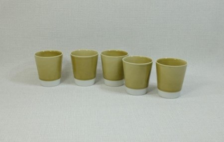 [波佐見焼]es cup 黄磁釉 [M][西海陶器]5 47105