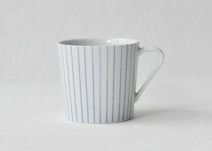[AB565][波佐見焼]es mug ストライプ BU [西海陶器]1 19579