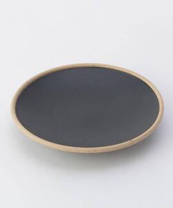 [AB739][波佐見焼]φ24.5×3.5cm盛り皿 くろマット [西海陶器] 1 19976
