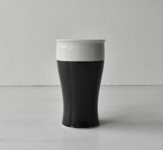 [AB1018][波佐見焼]満水400mlスマートカップ 黒 [西海陶器]1 20461