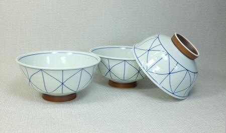 [AB1063][波佐見焼]16.5×8.5cmふんわり軽い丼 3個組 WEB [西海陶器]3 20966