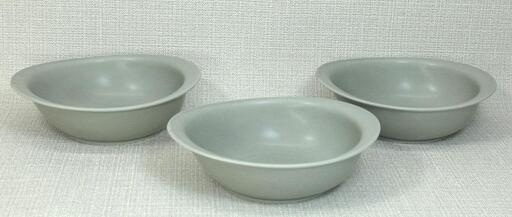【AB1212】【波佐見焼】 15×12×4.5cm楕円オーブン鉢3個組GRS【西海陶器】3 37658