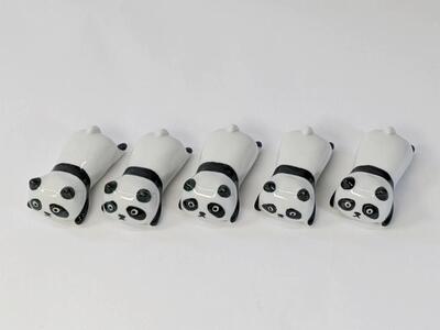 [波佐見焼]箸置き5個組 パンダ [西海陶器 520796 | 箸置き