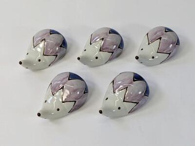 [波佐見焼]箸置き5個組 ハリー Wマロン [西海陶器] 5 17982