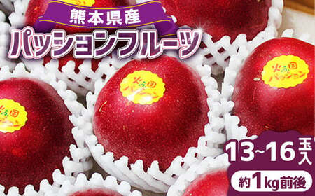 熊本県産 パッションフルーツ 約1キロ前後 果物 フルーツ パッションフルーツ 冷蔵便 熊本県産 [2025年7月上旬発送開始]