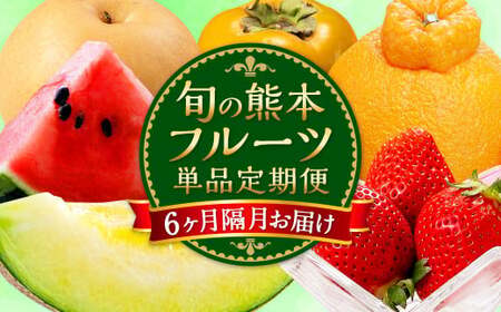 [6か月隔月定期便]旬の熊本フルーツ単品定期便 熊本県産 果物 毎月お届けギフト