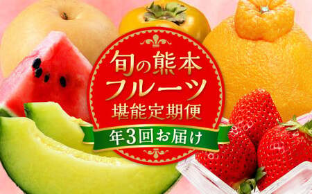 [年3回定期便]熊本の人気フルーツ堪能定期便(1月・5月・10月発送) 熊本県産 果物 毎月お届けギフト