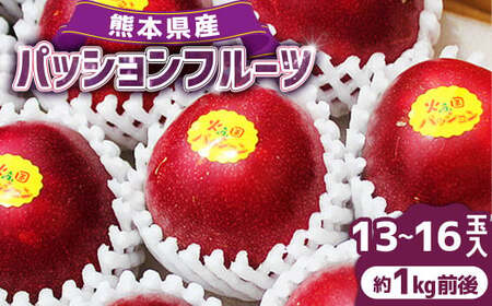 熊本県産 パッションフルーツ 約1キロ前後 果物 フルーツ パッションフルーツ 冷蔵便 熊本県産 [2026年7月上旬発送開始]
