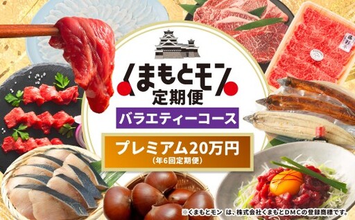 [年6回定期便] くまもとモン (熊本県産品) プレミアム定期便 (バラエティコース) 寄附額20万円 海苔 不知火 うなぎ 藤彩牛 馬刺し とらふぐ のり くだもの フルーツ 鰻 ウナギ 牛肉 牛 馬肉 フグ ふぐ 魚介 海鮮 熊本県