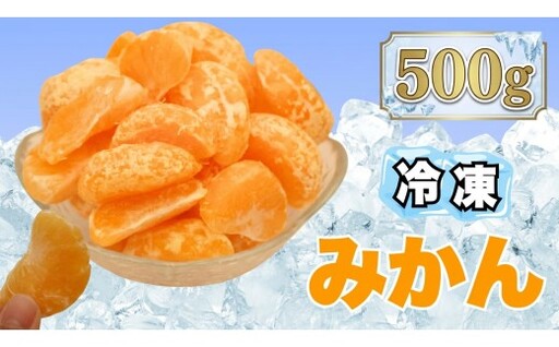冷凍みかん 500g × 1袋 熊本県産みかん使用 瞬間冷凍 シャーベット 果物 くだもの フルーツ 柑橘系 柑橘類 みかん ミカン 果肉 果汁 冷凍 国産