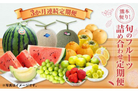 【3か月連続定期便】熊本便り！旬のフルーツ詰め合わせ定期便