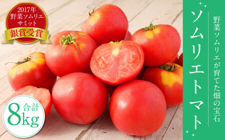 [2024年2月上旬発送開始]ソムリエ トマト 4kg × 2箱 合計8kg とまと