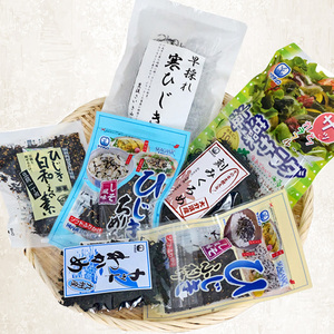 海藻セット「海藻便り」 (全7種) 海藻 サラダ ひじき ふりかけ ちりめん くろめ わかめ 常温 乾物 詰め合わせ セット [opbd007][山忠]