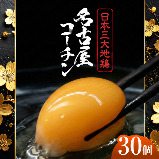 名古屋コーチン 卵 30個(27個+割れ保証3個)/ 卵 たまご 鶏卵 高級卵 ブランド卵 / 稲沢市 / 櫛田養鶏場[BMAY007]