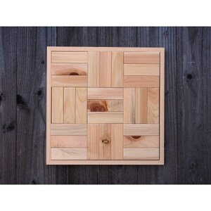 ヒノキウォールアートキット[AJIRO]