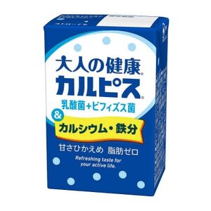 [毎月定期便]大人の健康(R)カルピス(R) 乳酸菌+ビフィズス菌&カルシウム・鉄分 ×24本全3回