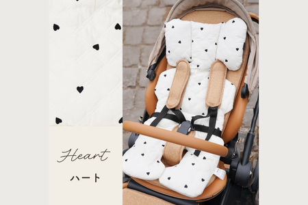 colulu ベビーカーシート[ハート](3311)