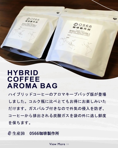ハイブリッドコーヒー ジン アロマバッグ100g[豆のまま](3389)
