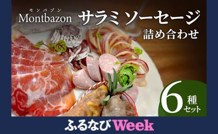 [ふるなびWEEK対象]サラミ ソーセージ 6種 セット チョリソ チョリソー 白カビサラミ コッパ パンチェッタ ウィンナー ウインナー 白カビ 詰め合わせ ギフト プレゼント 贈答 熟成 熟成肉 お肉 豚肉 おつまみ お酒のおつまみ 愛知県 日進市