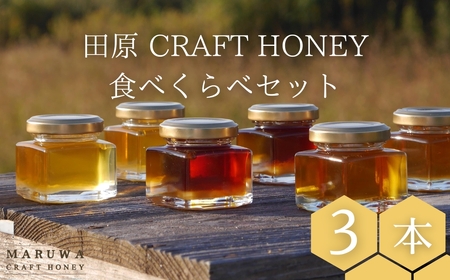 田原CRAFTHONEY食べくらべ 3本×50g 入り